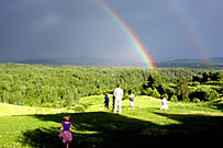 A double rainbow