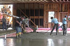 June 10 - Pouring Concrete