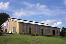 August 14 - View of classroom side of building